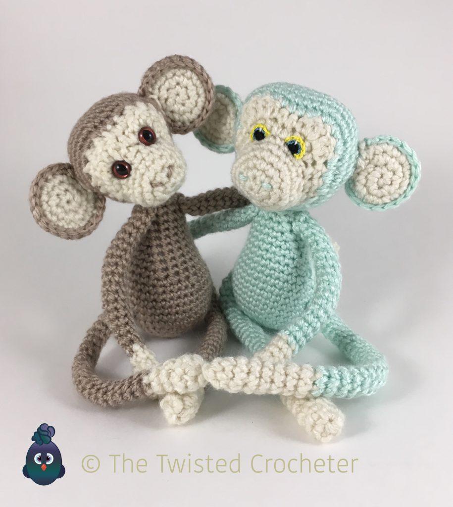 Baby Monkey LL Series Pattern Only The Twisted Crocheter