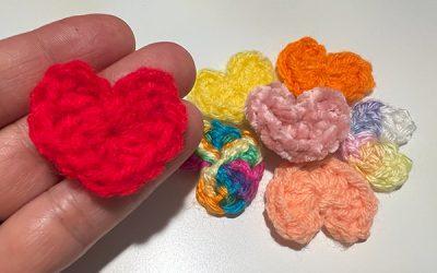 Simple and Easy Crochet Heart – Free Pattern